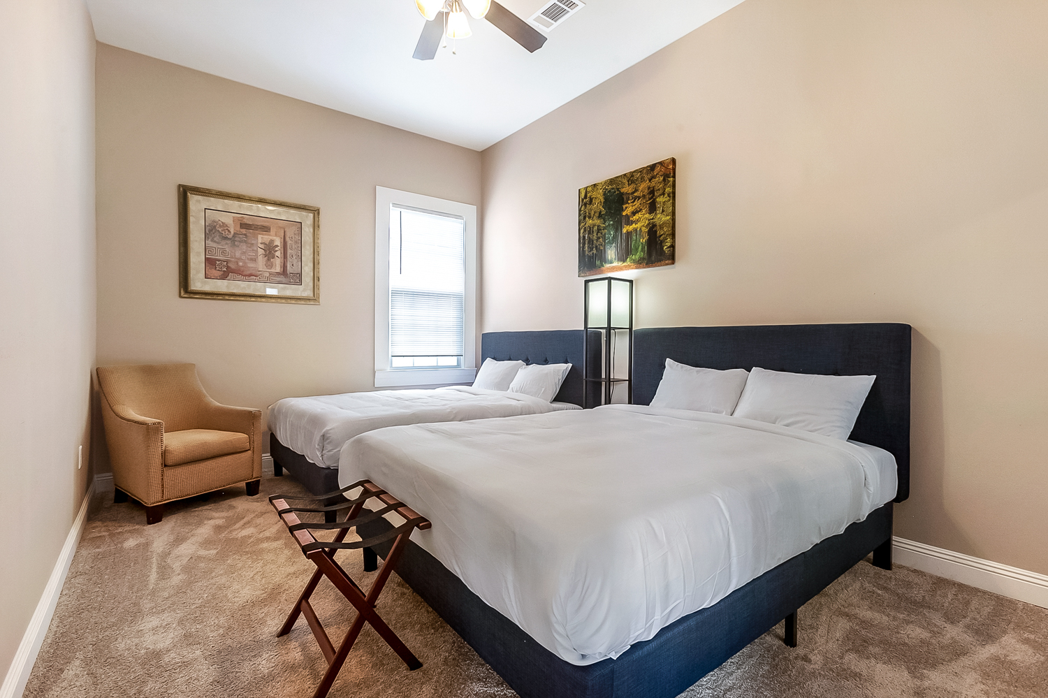 Bedroom with two beds